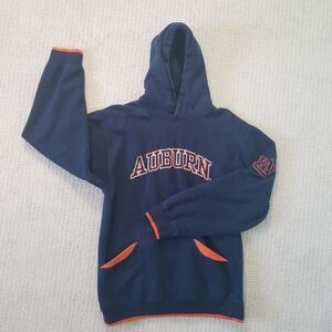 Auburn University Tigers Team Starter Blue Hoodie Sweatshirt Men's Size Medium